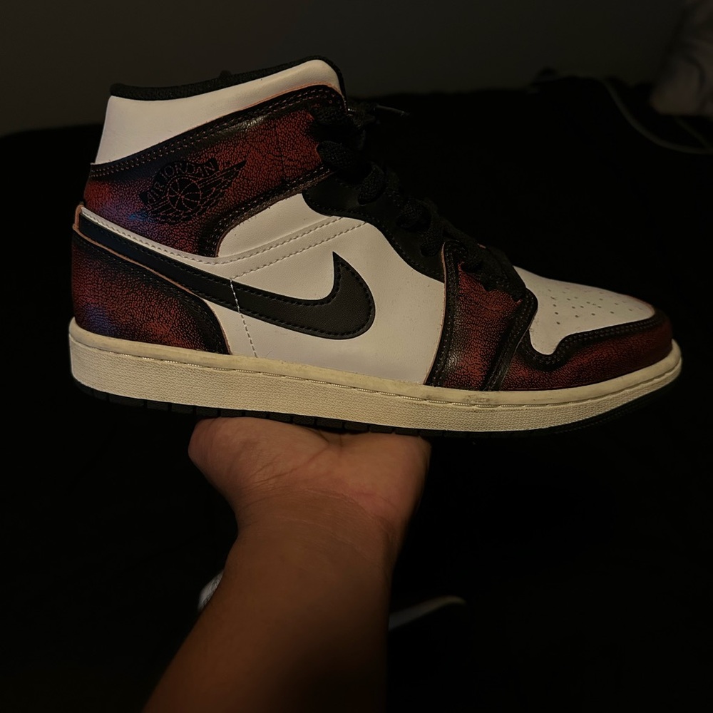 Jordan Athletic Shoes - Black, Red, White